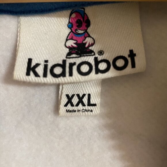 Kidrobot x Frank Kozik VINTAGE Polka Dot LARGE Labbit Zip Up Hoodie SZ XXL $180 - Picture 8 of 8